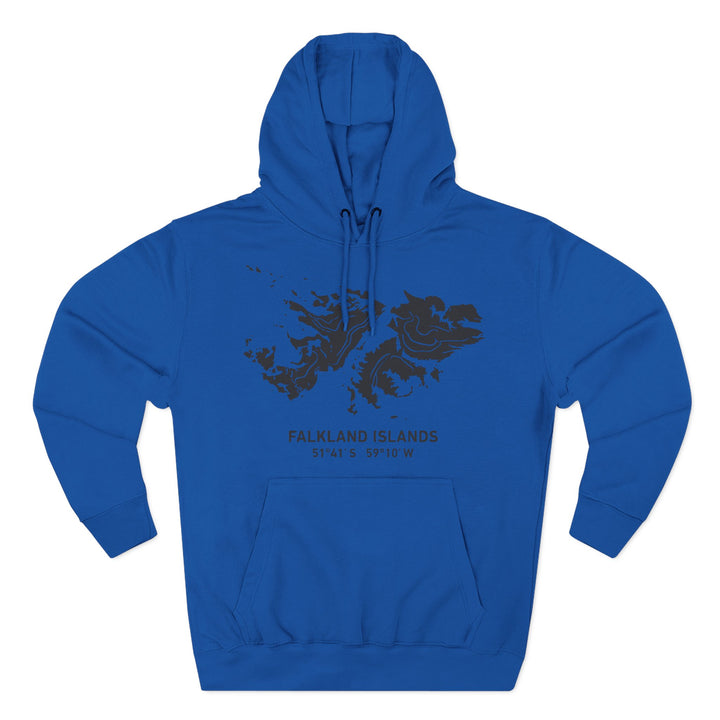 Falkland Islands 1982 Map Hoodie — South Atlantic Heritage Graphic