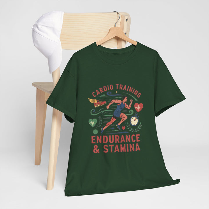 Cardio Training Tee - Fitness Running Workout Shirt
