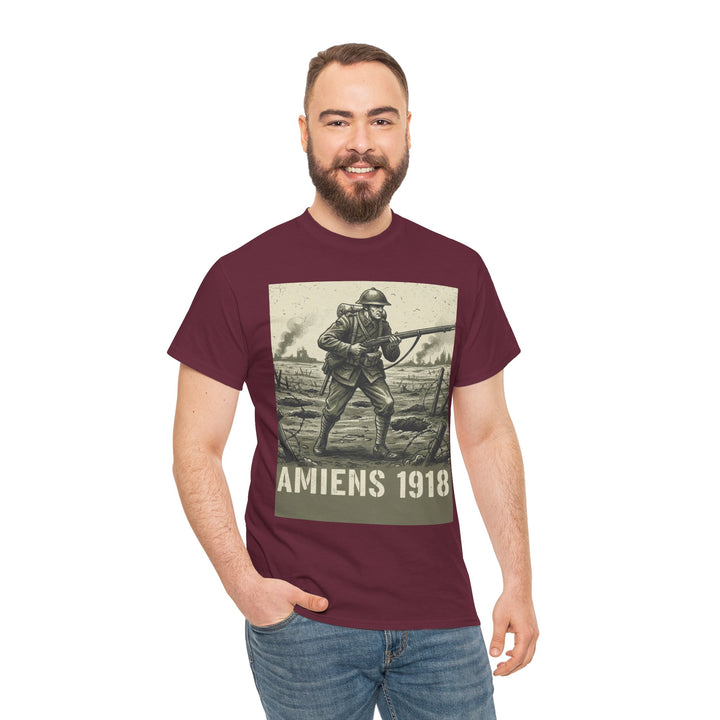 Amiens 1918 T-Shirt — World War I Vintage Soldier Graphic Tee