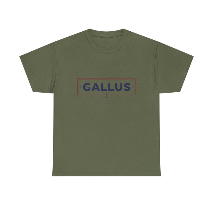 France Map Tee with "GALLUS" Chest Logo