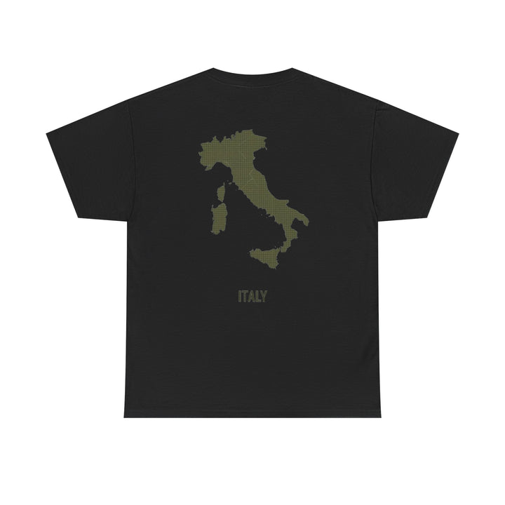 Italy Map Tee — GALLUS Logo Casual Cotton T-Shirt