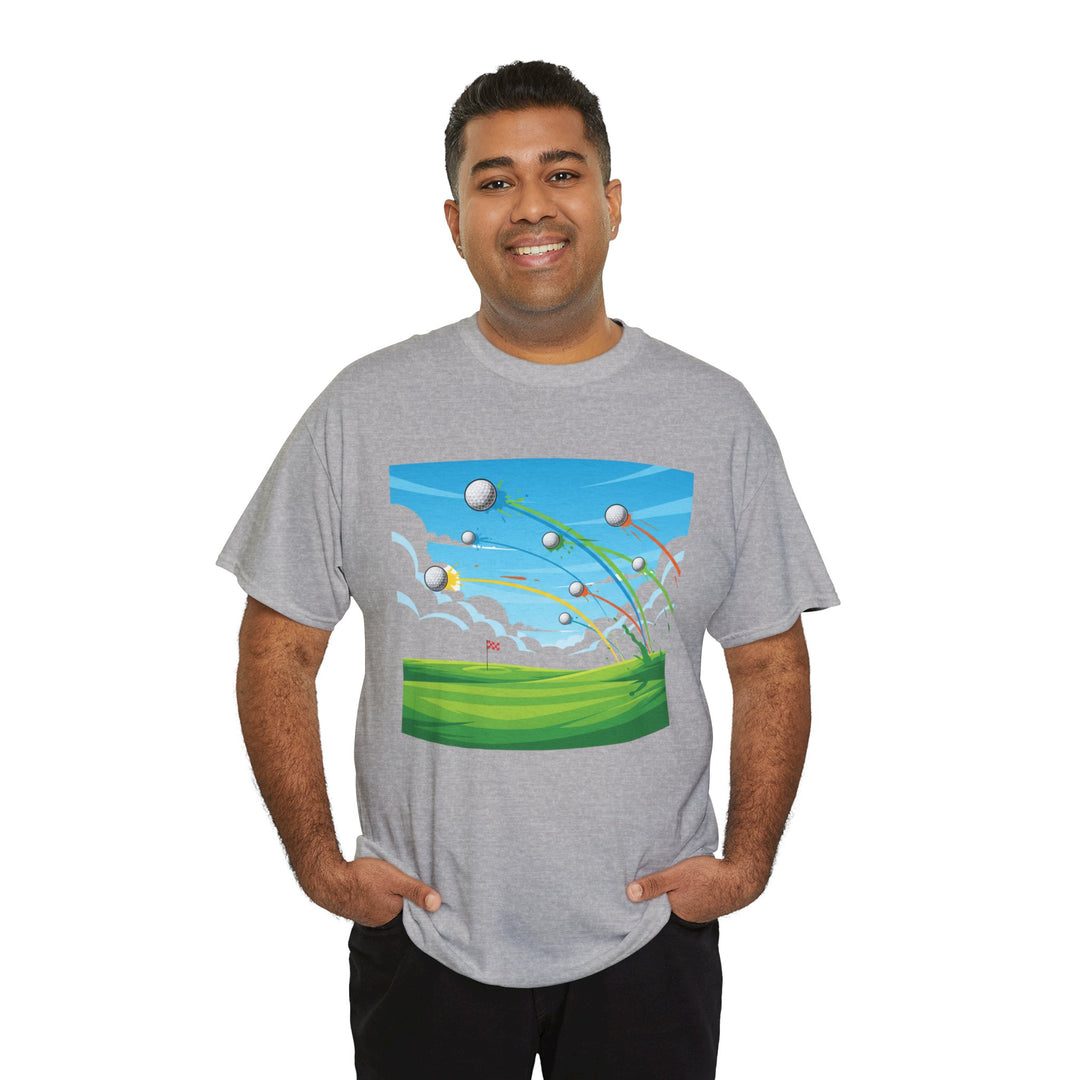 Golf Ball Flight T-Shirt | Golf Graphic Tee