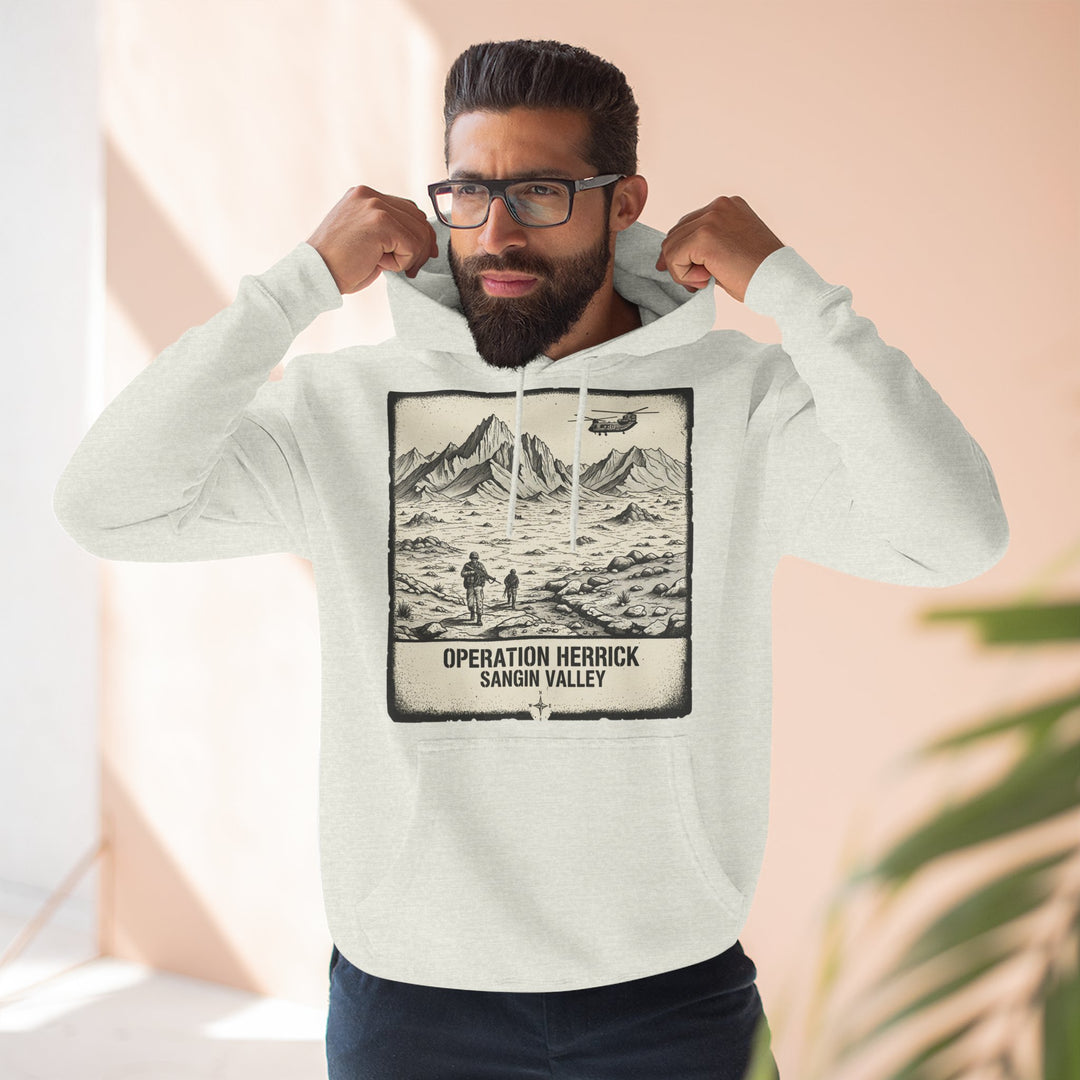 Op Herrick Sangin Valley Hoodie - Helmand Province Military Heritage