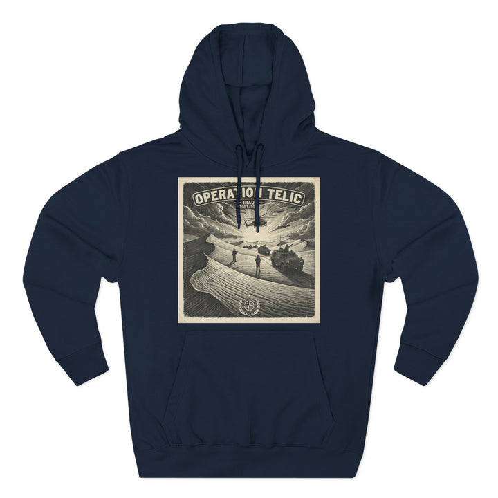 Op Telic Iraq Hoodie — Southern Provinces Military Heritage Graphic