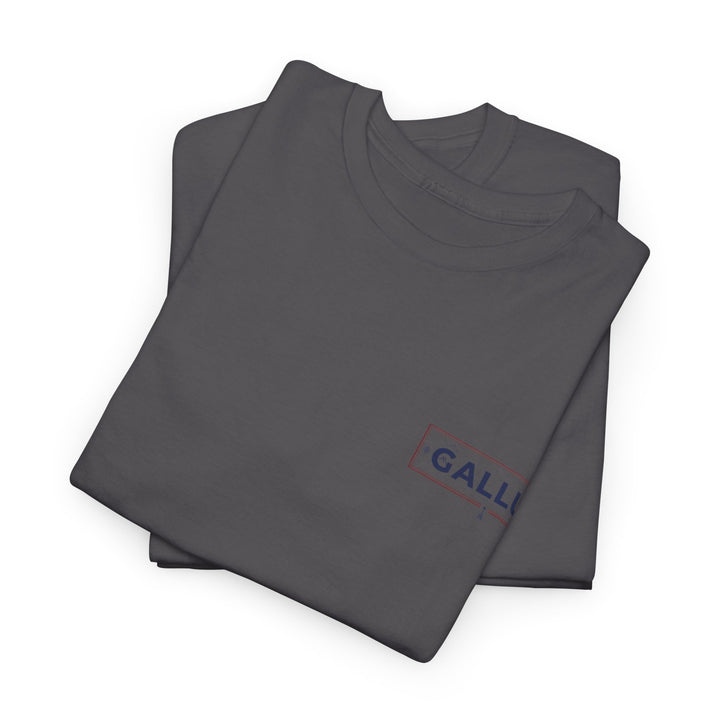 Gallus Logo Tee — Minimal Chest Patch White T-Shirt
