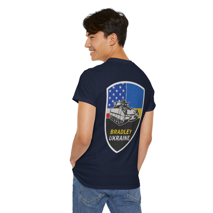 Bradley Ukraine Tank Patch T‑Shirt — Military Emblem Tee