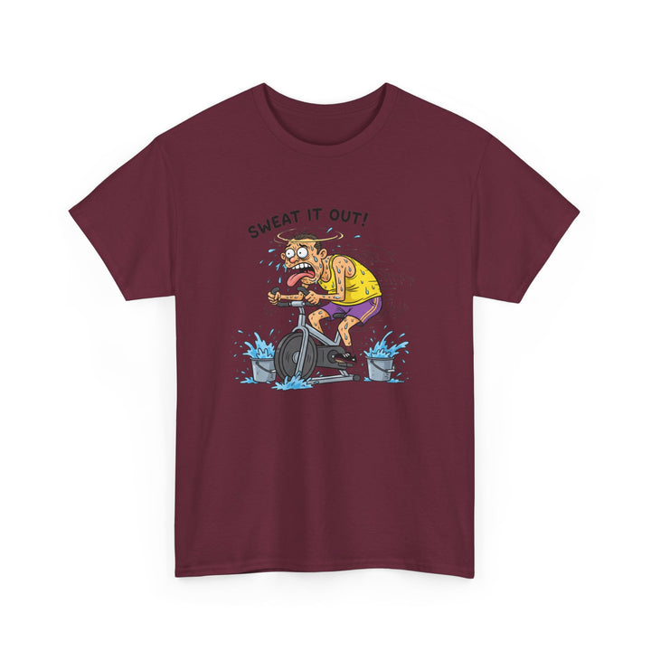 Stay laughing while cycling with the Funny Spin Bike T-Shirt. Comfortable cotton with a witty design, ideal for spin sessions and gym workouts.