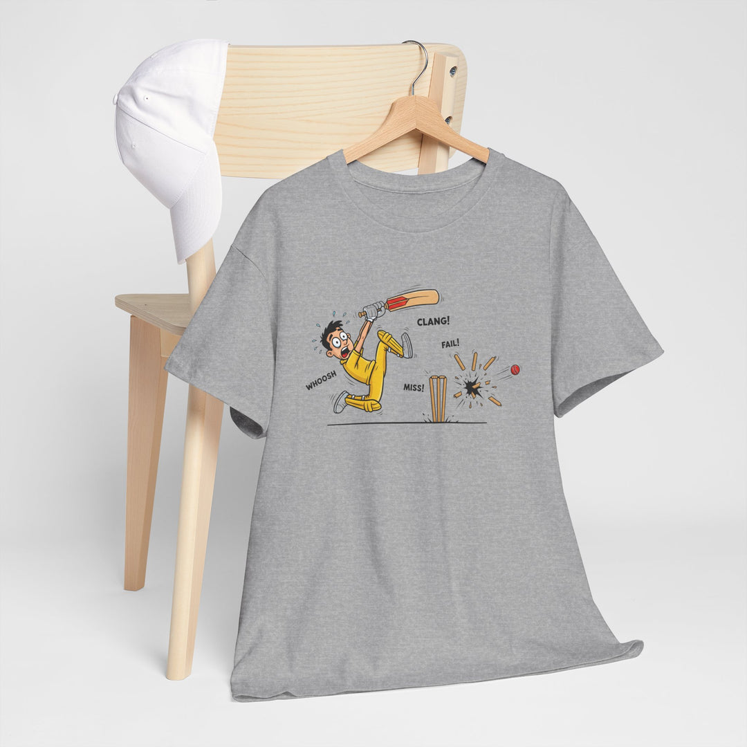 Cricket Batter Cartoon Tee | Cricket T-Shirt