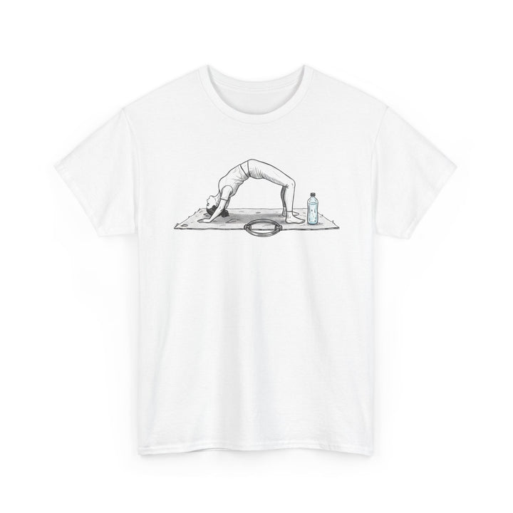 Pilates T‑Shirt – soft, breathable cotton designed for Pilates workouts. Comfortable, flexible, and perfect for reformer classes or everyday activewear.