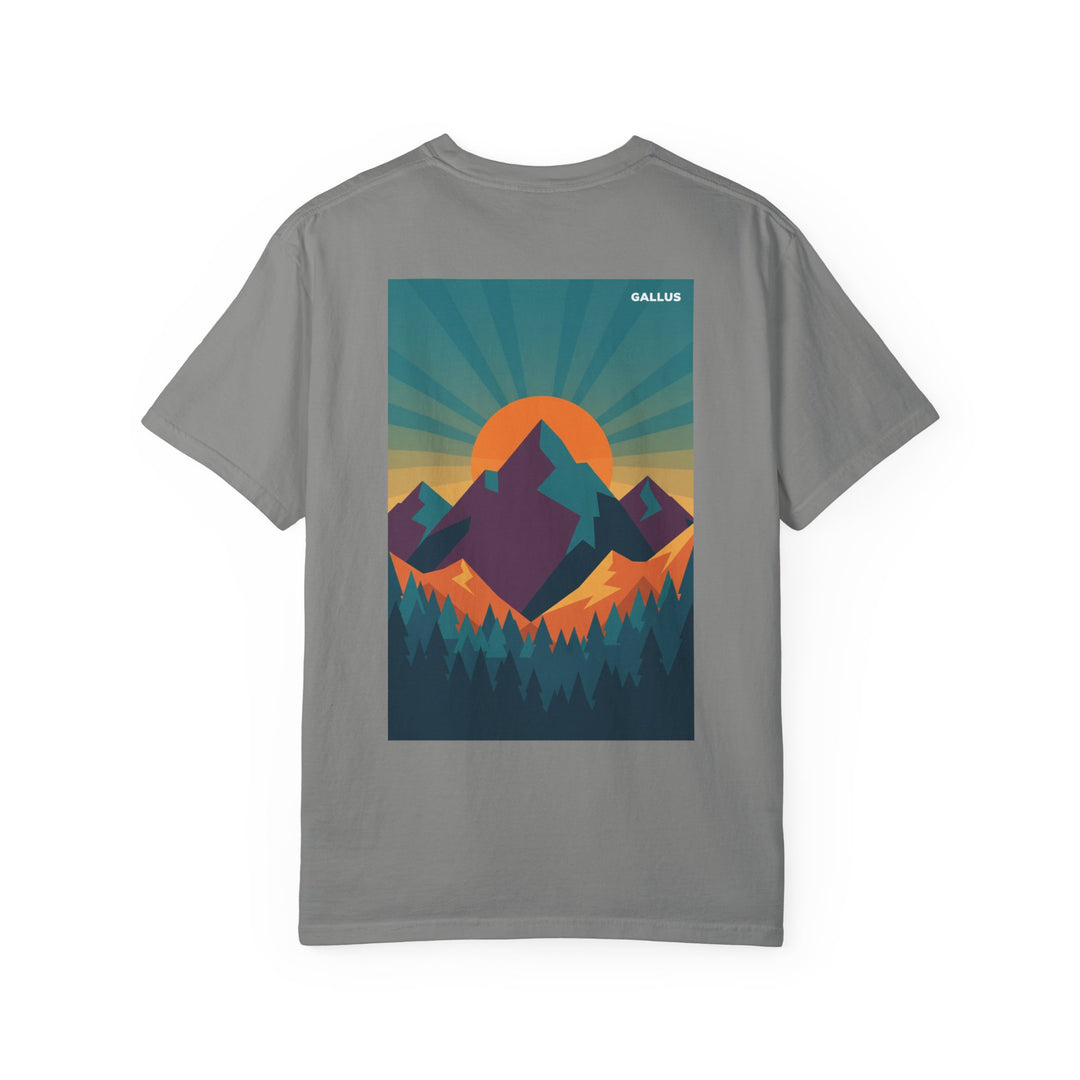 T-Shirt — Gallus Mountain Sunset Graphic Tee