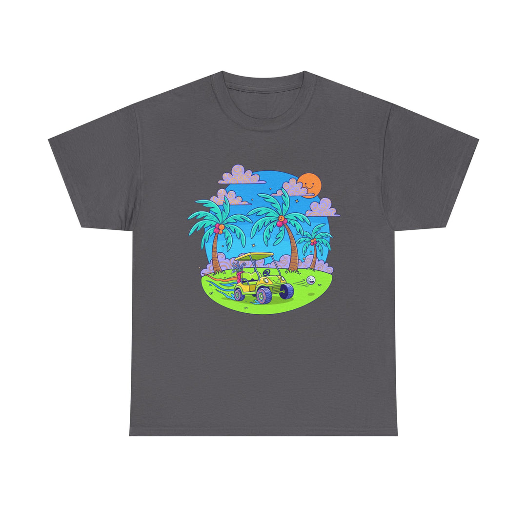 Island Style Golf Cart Beach T-Shirt