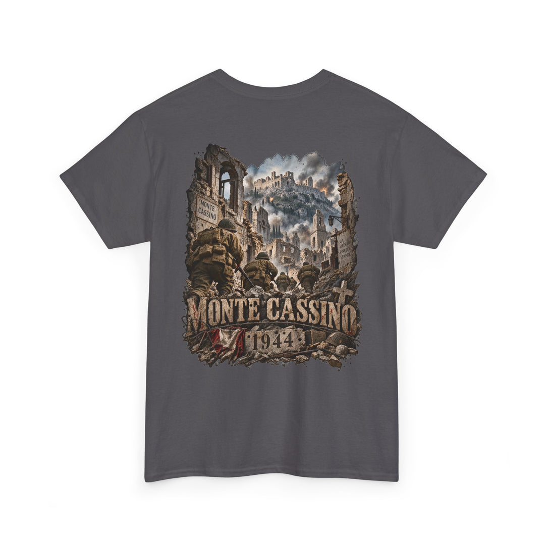 Monte Cassino 1944 Tee — WWII Memorial Graphic T-Shirt