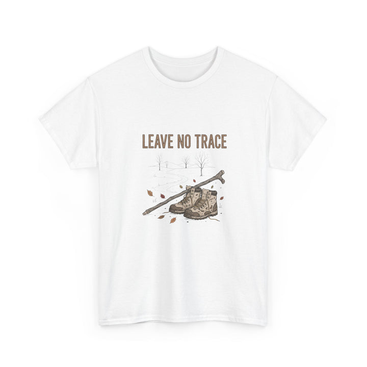 Leave No Trace Countryside Tee – a soft, breathable cotton T-shirt promoting respect for nature and responsible outdoor living.