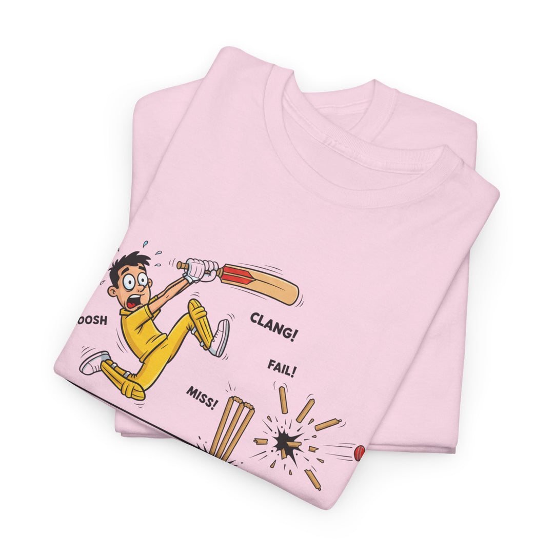 Cricket Batter Cartoon Tee | Cricket T-Shirt