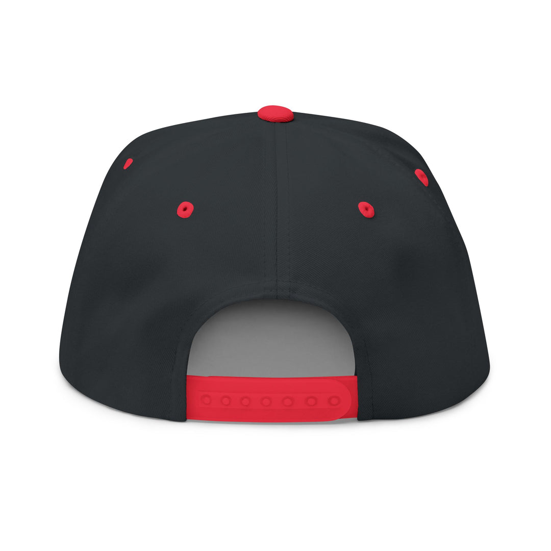 Flat Bill Cap - Embroidered "GALLUS" Retro Patch Snapback