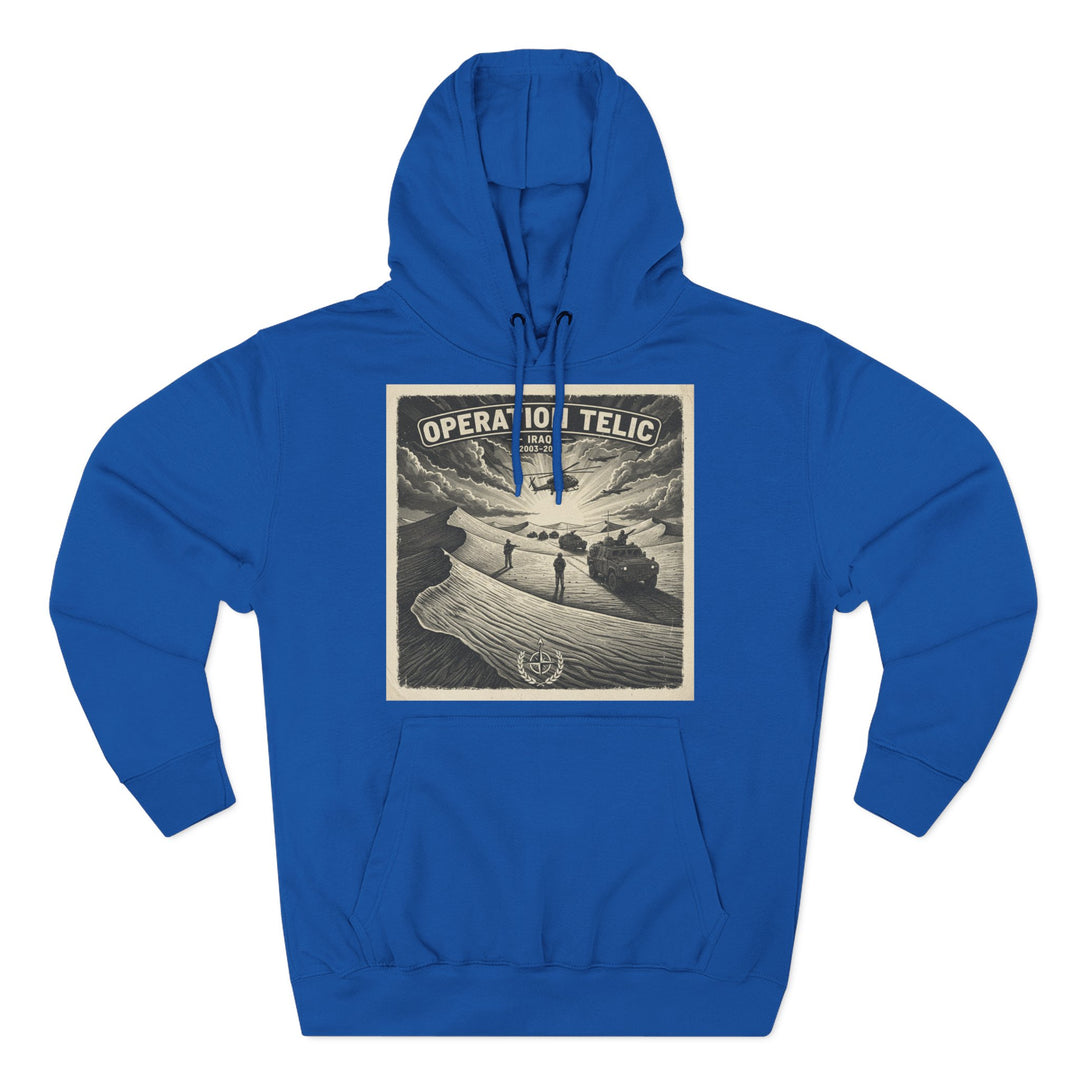 Op Telic Iraq Hoodie — Southern Provinces Military Heritage Graphic