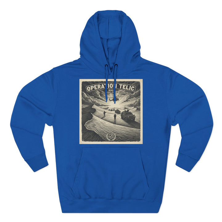 Op Telic Iraq Hoodie — Southern Provinces Military Heritage Graphic
