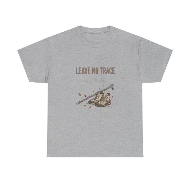 Leave No Trace Countryside Tee – a soft, breathable cotton T-shirt promoting respect for nature and responsible outdoor living.