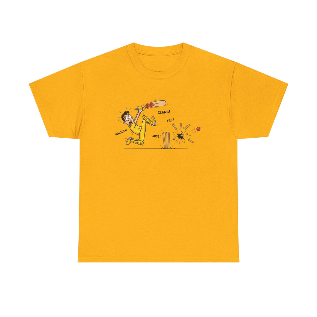 Cricket Batter Cartoon Tee | Cricket T-Shirt