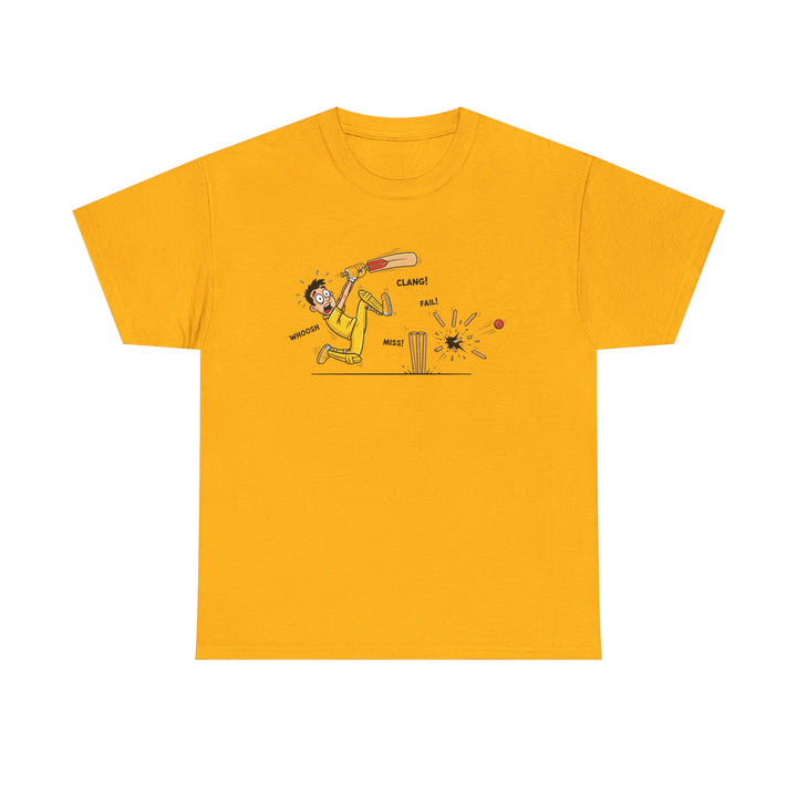 Cricket Batter Cartoon Tee | Cricket T-Shirt