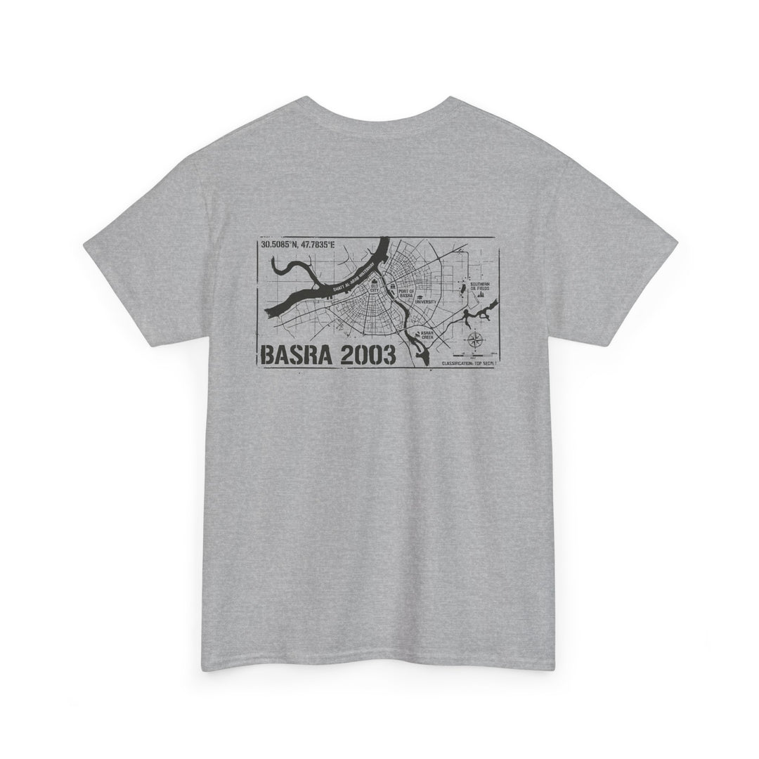 Basra 2003 Military Map T-Shirt — alternate product image 9