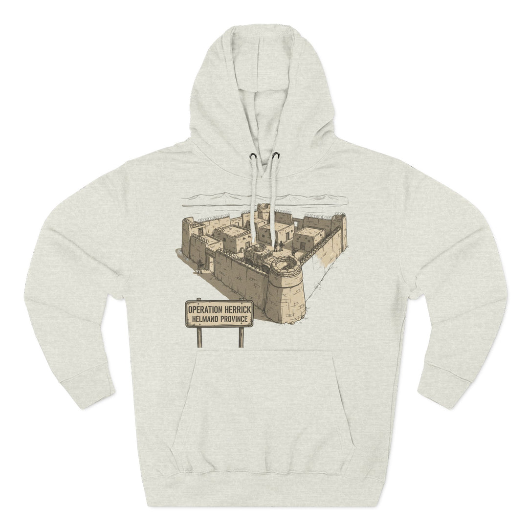 Op Herrick Compound Hoodie - Helmand Province Military Heritage Graphic