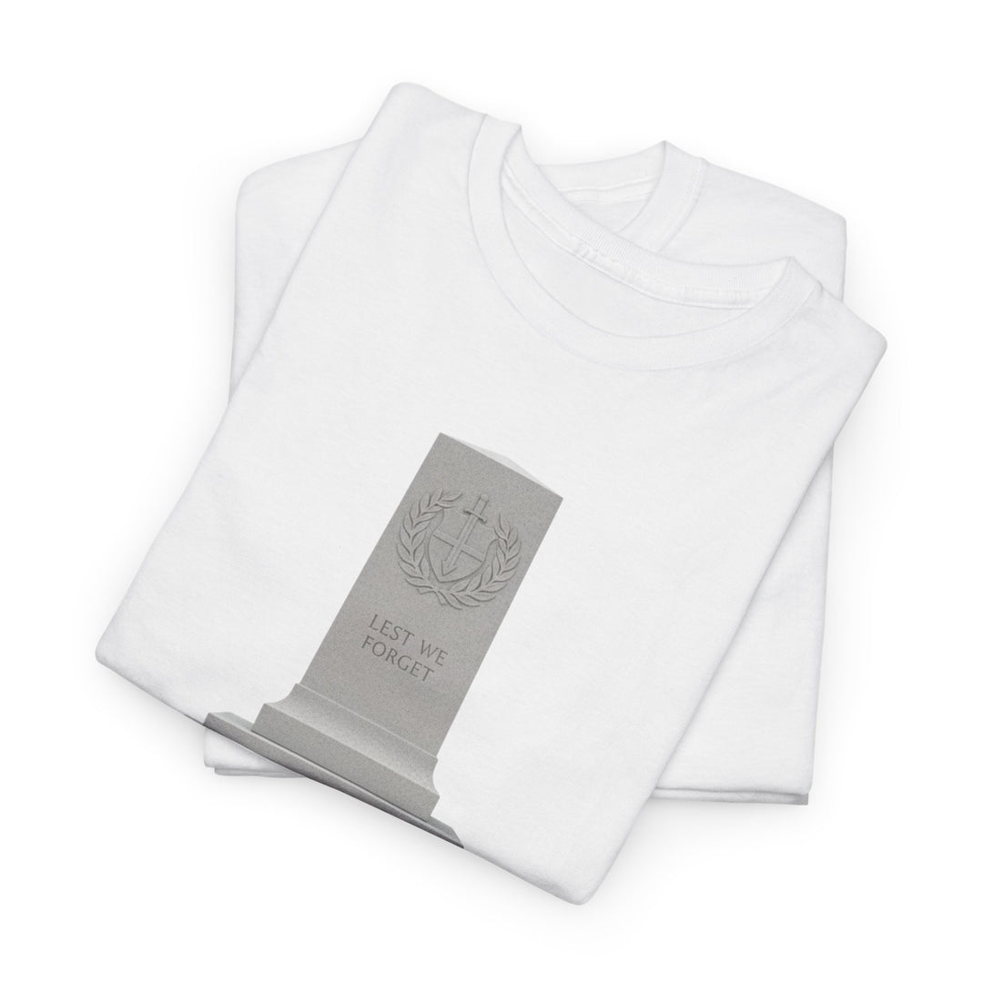 Cenotaph Memorial Tee — Tribute &amp; Remembrance Shirt