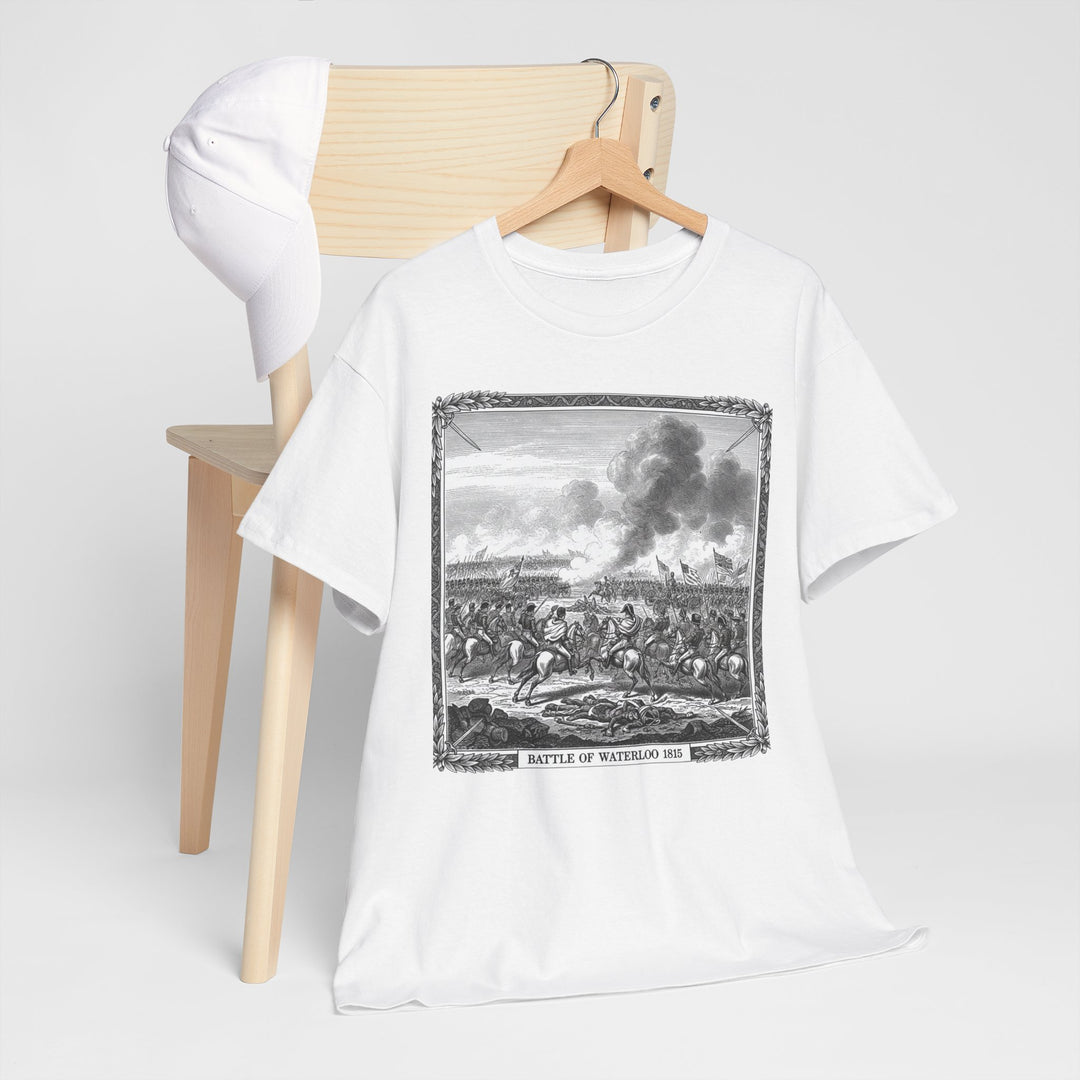 Battle of Waterloo Graphic Tee — Vintage Historical Print T-Shirt