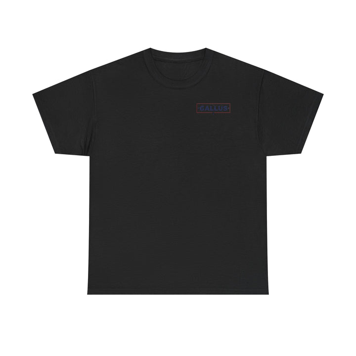 Gallus Logo T-Shirt — Minimal Retro Chest &amp; Back Graphic Tee