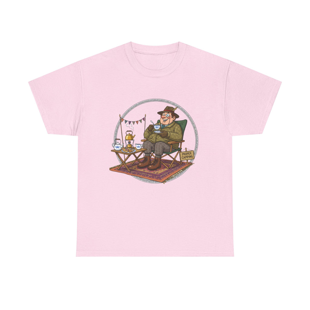Retro Camping Grandpa Gift T-Shirt — Vintage Mountain Adventure Tee