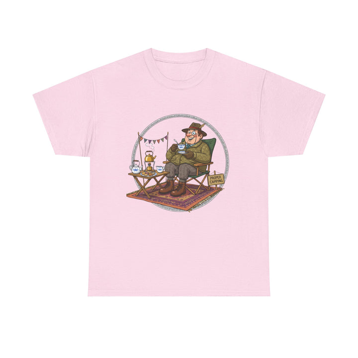 Retro Camping Grandpa Gift T-Shirt — Vintage Mountain Adventure Tee