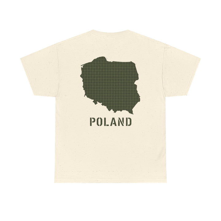 Poland Map T-Shirt — Gallus Logo Military-Style Polish Pride Tee