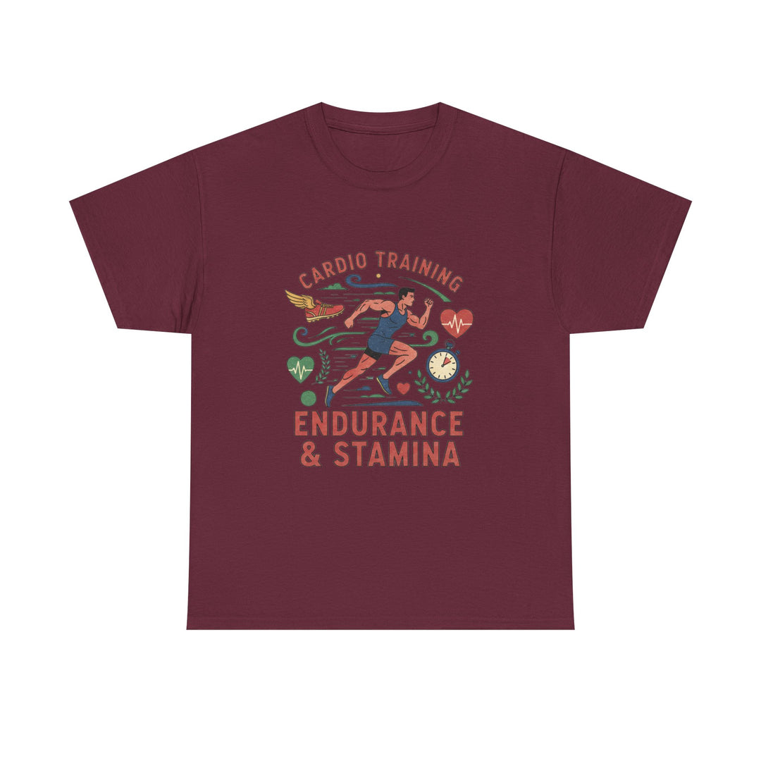 Cardio Training Tee - Fitness Running Workout Shirt
