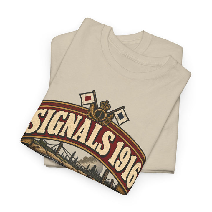 Signals 1916 T-Shirt — WWI Communications Military Humour Tee