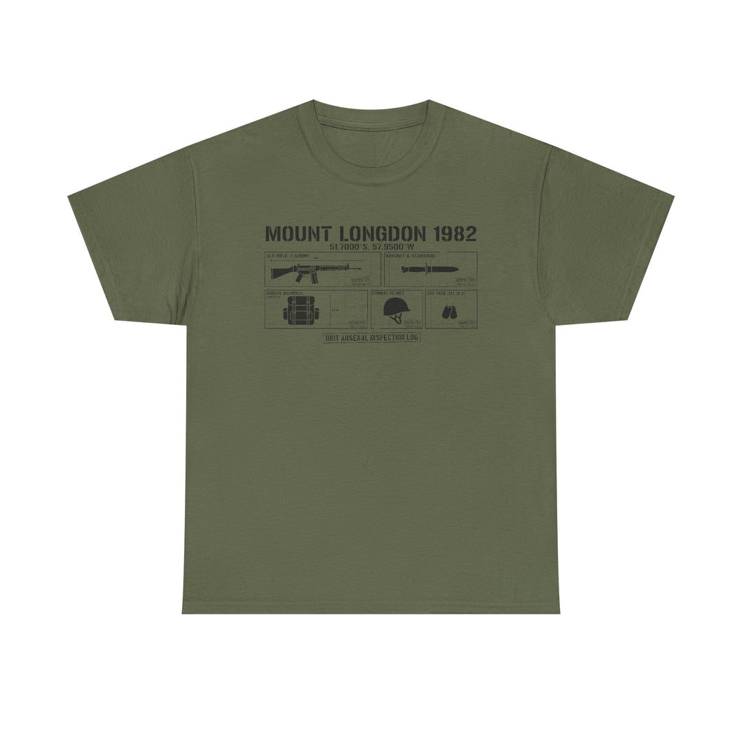 Mount Longdon 1982 T-Shirt — Falklands War Heritage Graphic