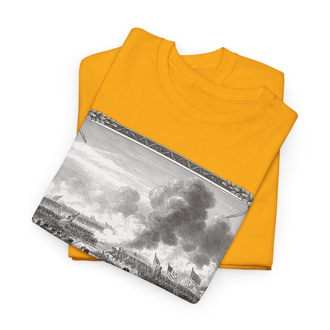 Battle of Waterloo Graphic Tee — Vintage Historical Print T-Shirt