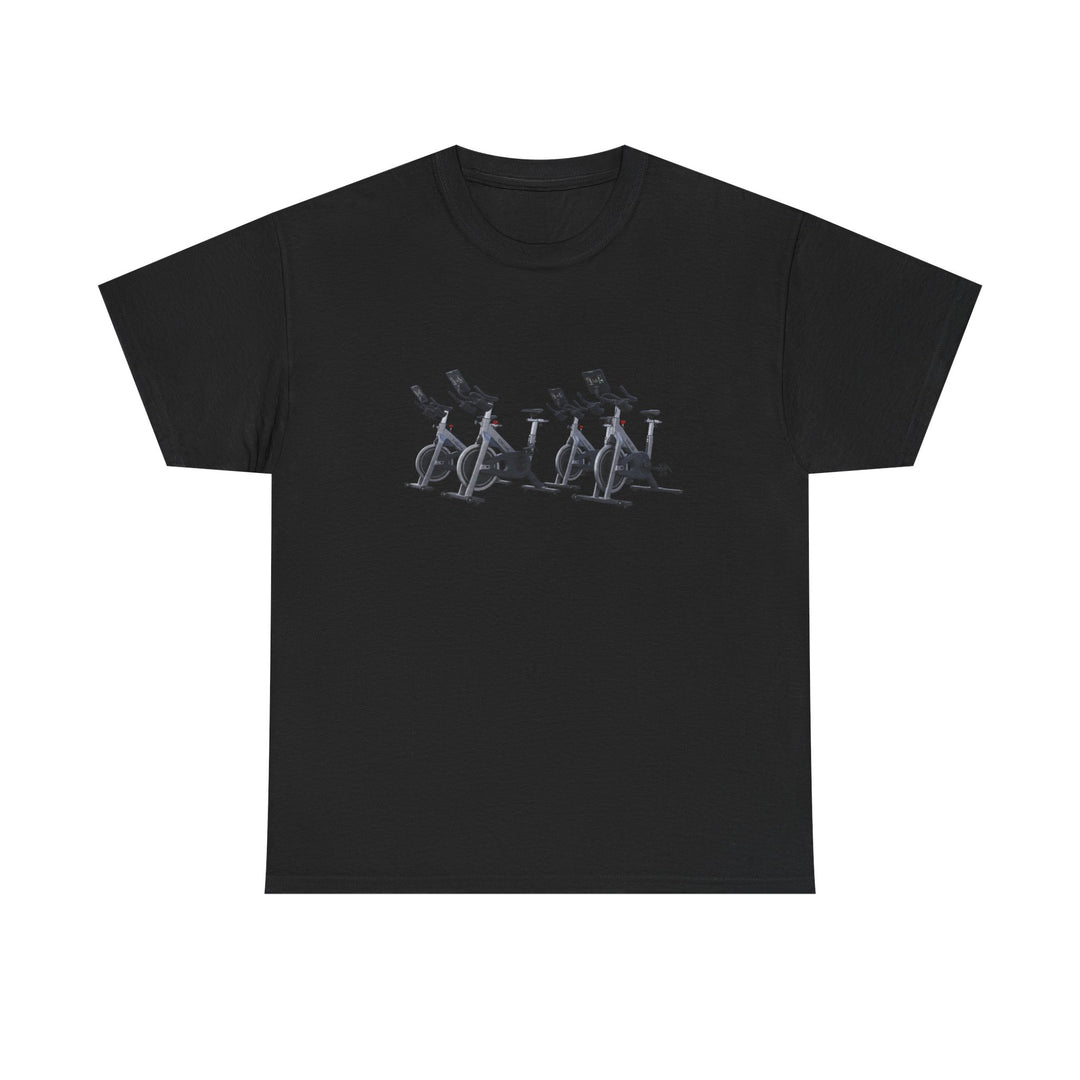 Spin Bikes Tee – soft, breathable cotton designed for indoor cycling and spin classes. Comfortable, durable, and perfect for active lifestyles.