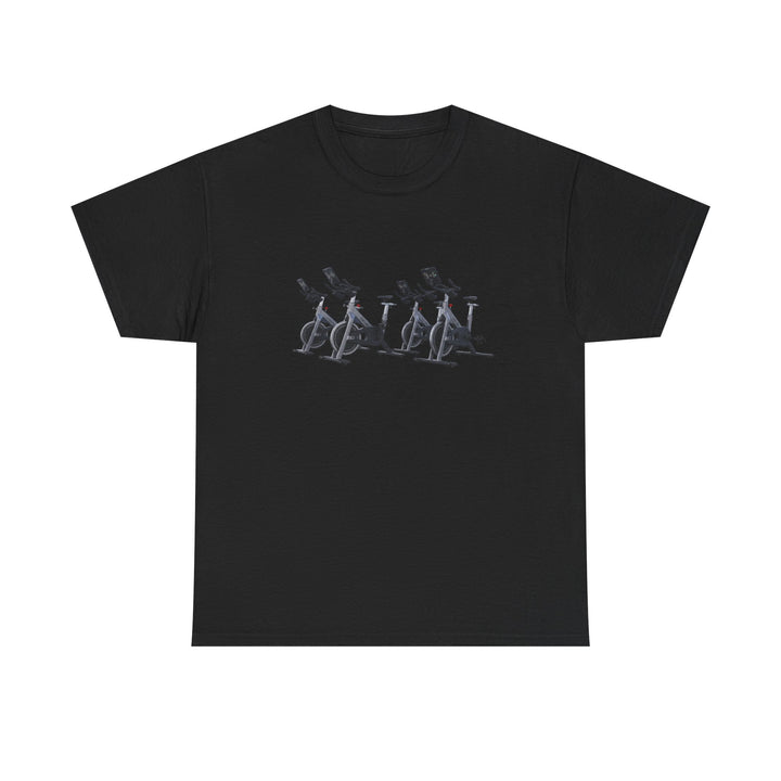 Spin Bikes Tee – soft, breathable cotton designed for indoor cycling and spin classes. Comfortable, durable, and perfect for active lifestyles.