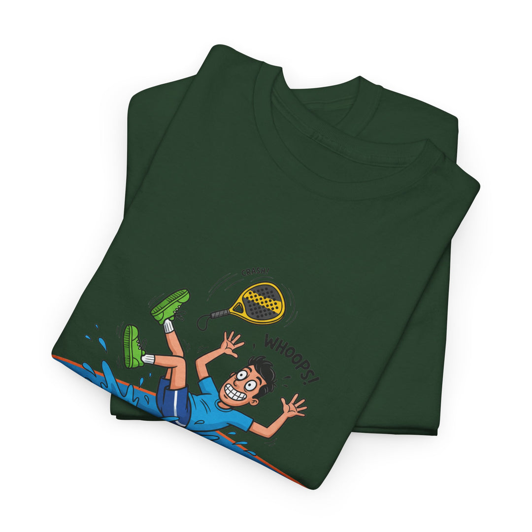 Funny Padel Tennis Graphic T-Shirt — Retro Padel Player Adventure Tee