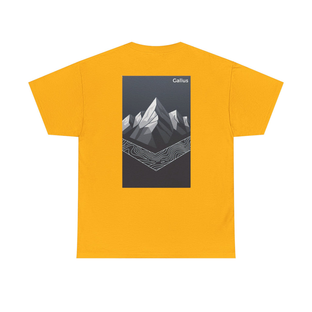 Mountain Graphic Tee — Gallus Logo Adventure T‑Shirt