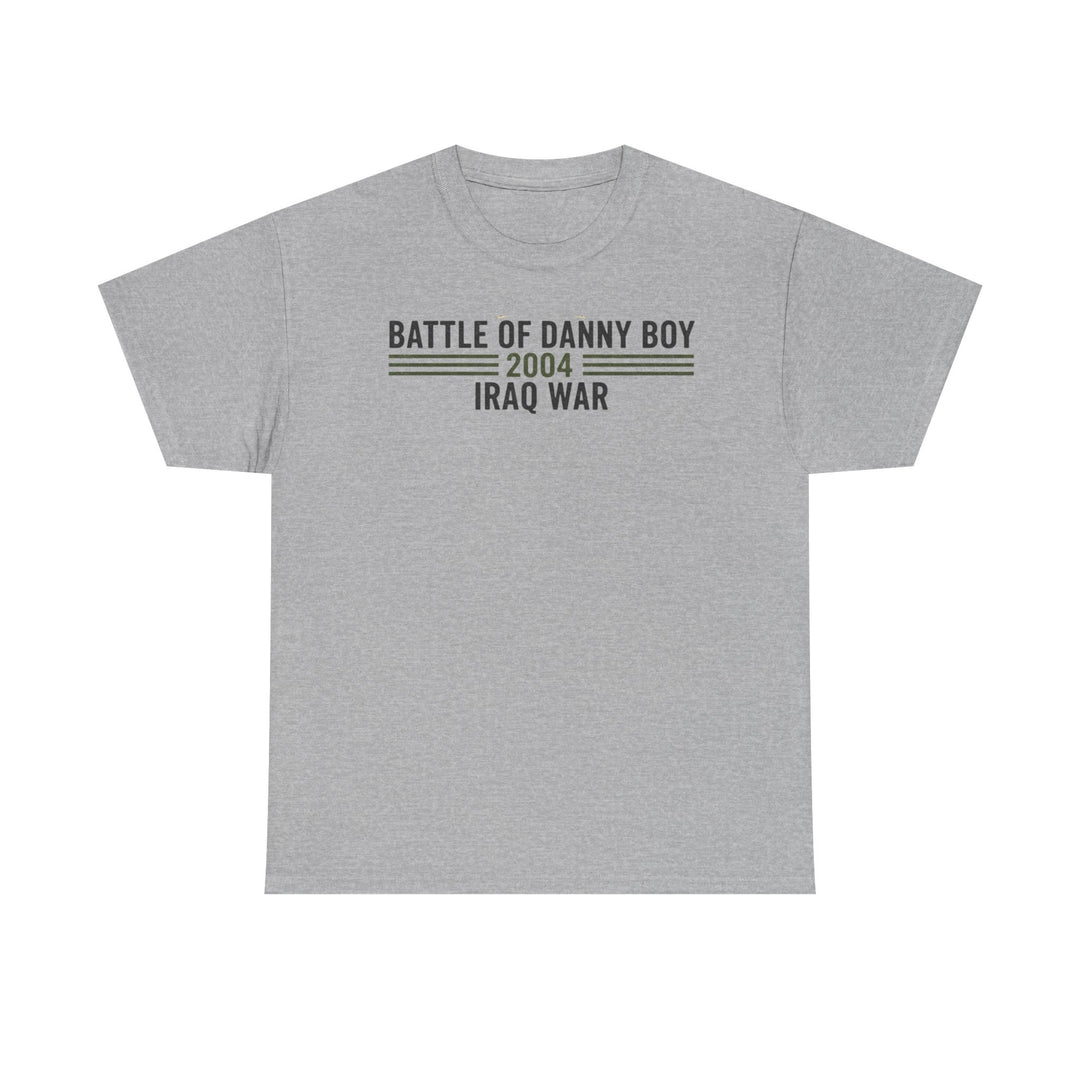 Battle of Danny Boy T-Shirt — Op Telic Iraq 2004 Military Heritage