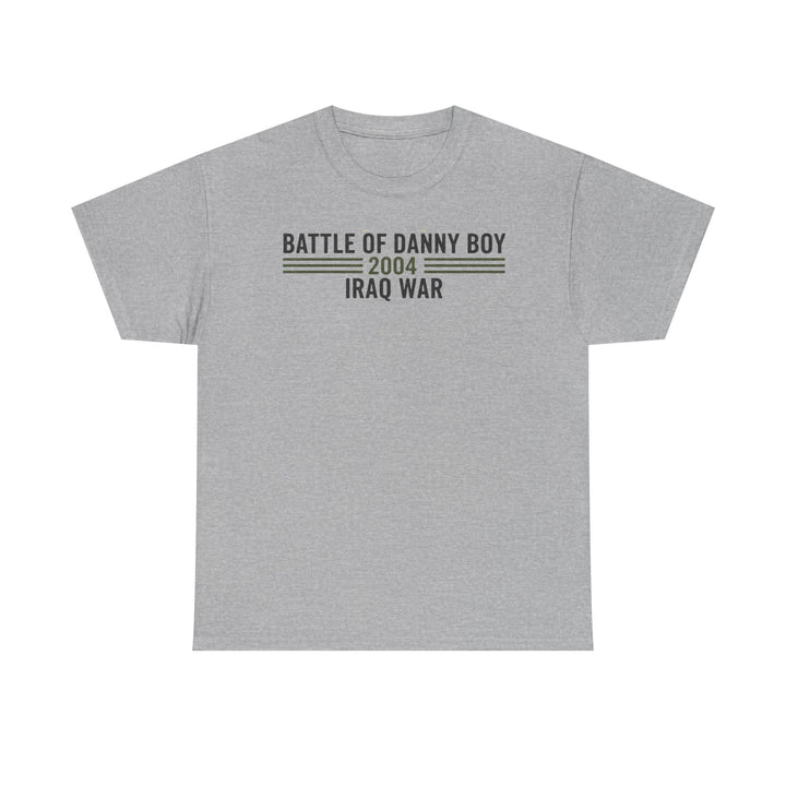 Battle of Danny Boy T-Shirt — Op Telic Iraq 2004 Military Heritage