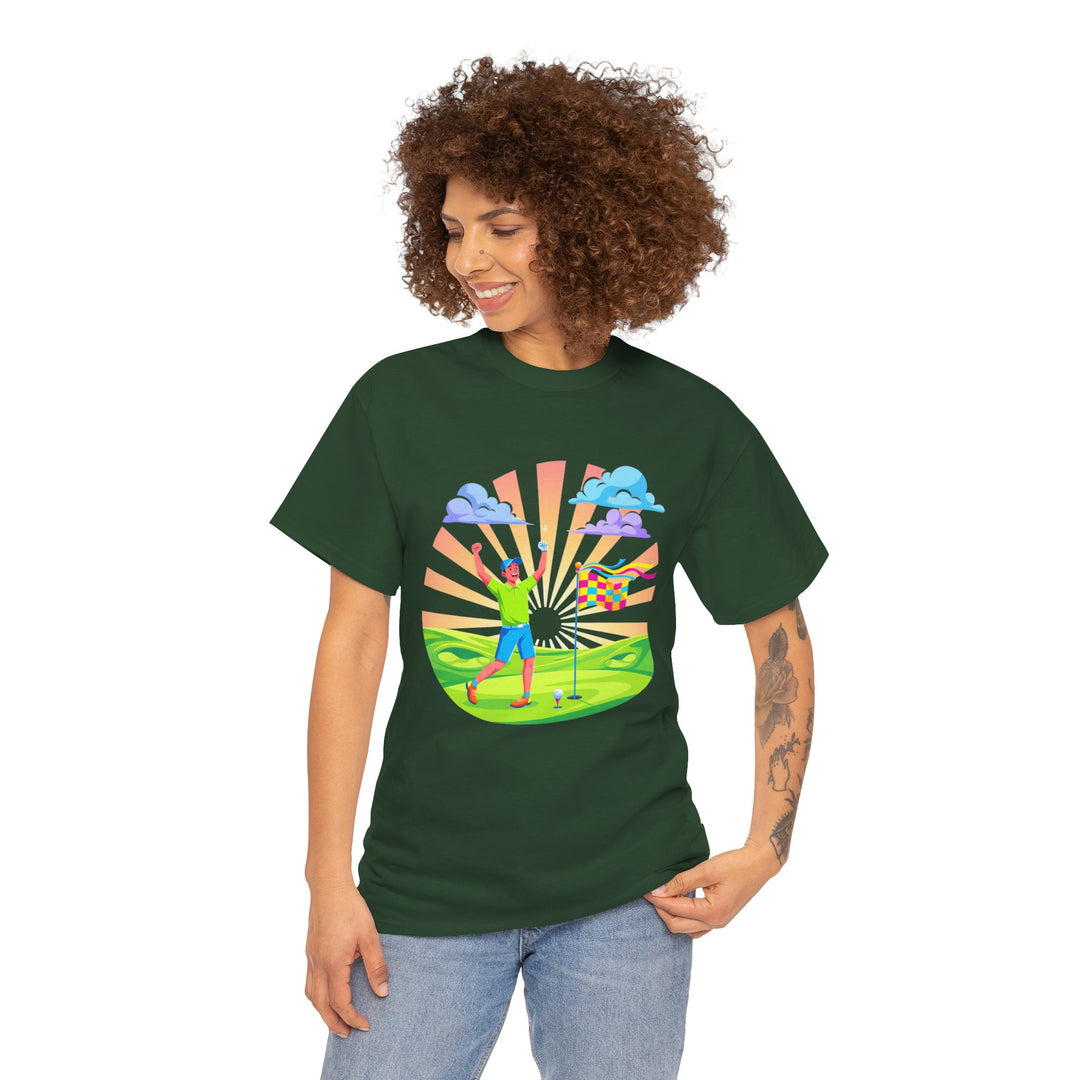 Golf Swing Silhouette Graphic Tee