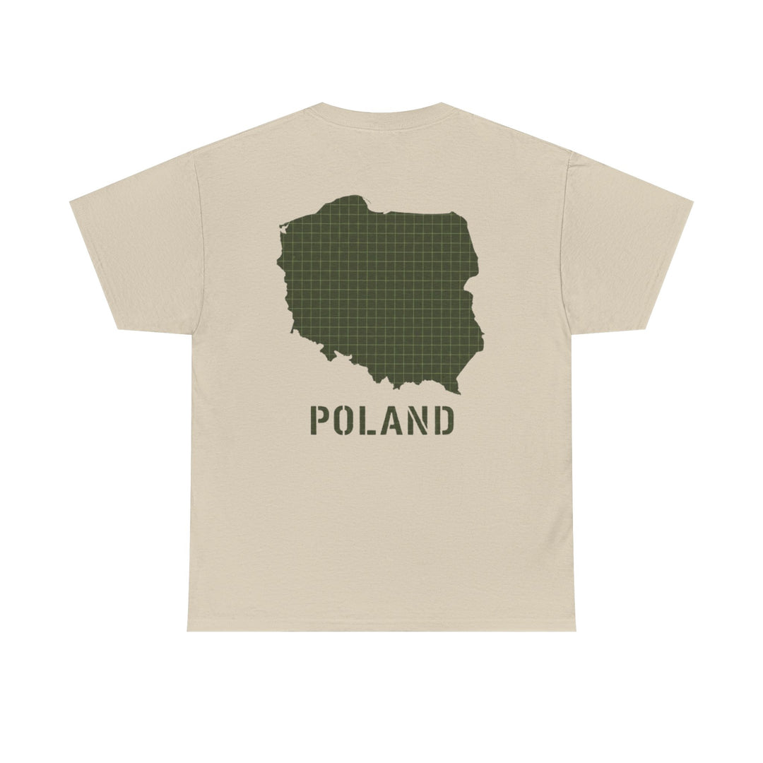 Poland Map T-Shirt — Gallus Logo Military-Style Polish Pride Tee