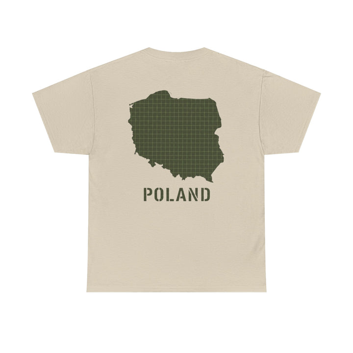 Poland Map T-Shirt — Gallus Logo Military-Style Polish Pride Tee