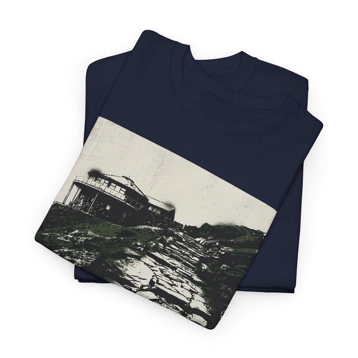 Snowdon 1085m Vintage Summit Tee — Mountain Coordinates Graphic T‑Shirt