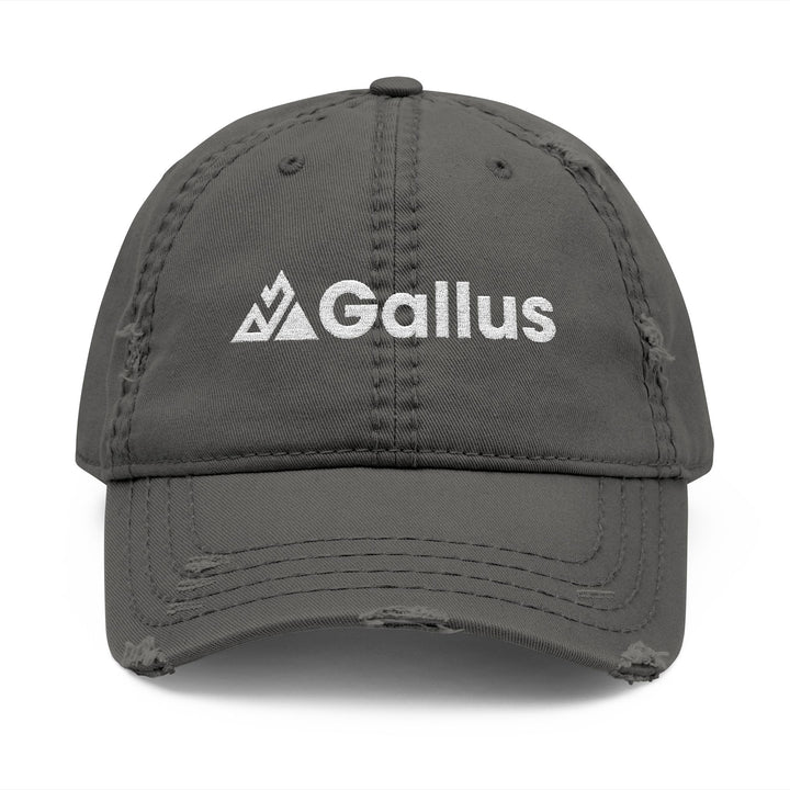 Distressed Embroidered Dad Hat - &