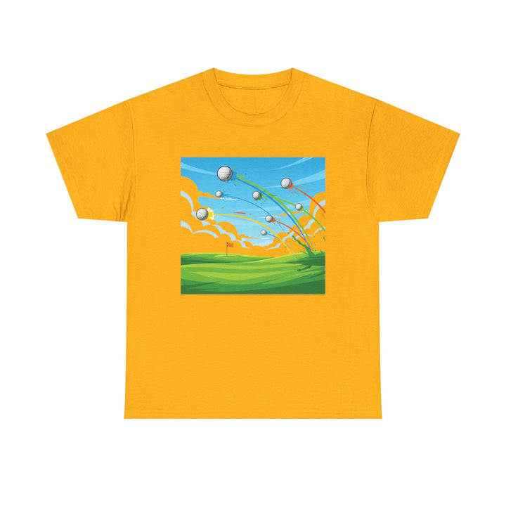 Golf Ball Flight T-Shirt | Golf Graphic Tee