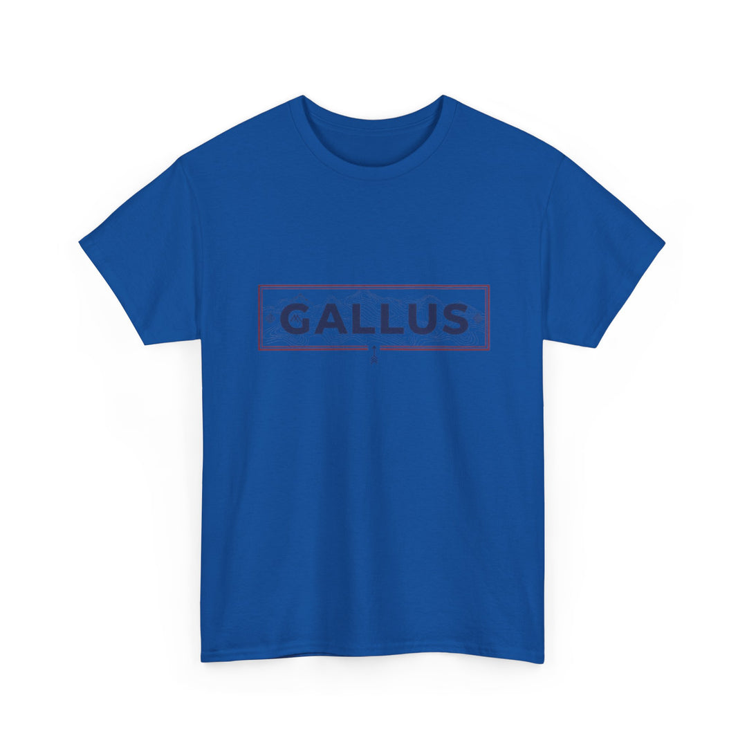 France Map Tee with "GALLUS" Chest Logo