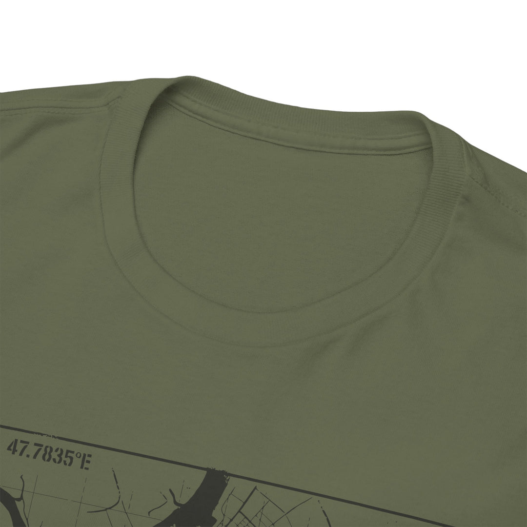 Basra 2003 Vintage Military Map T-Shirt